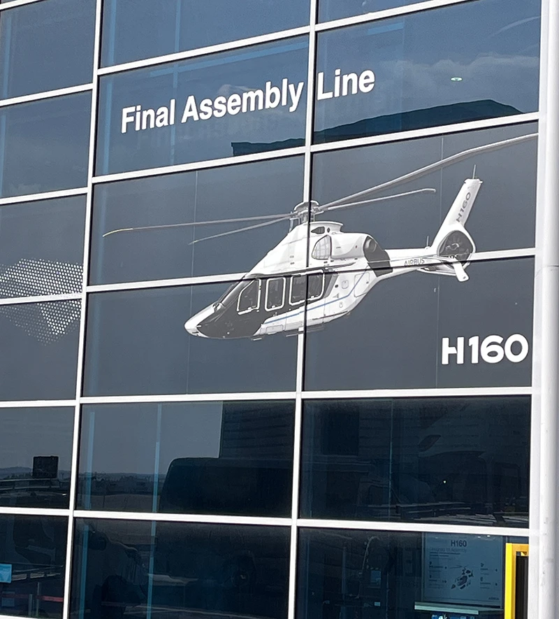 El H160 dispone de una planta exclusiva para su ensamblaje final en Marignane.